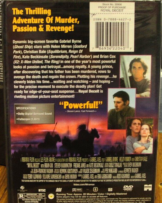Royal Deceit (DVD, 2003) Brand New Factory sealed1