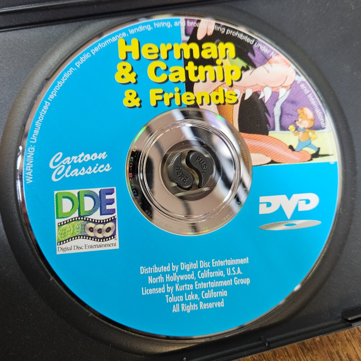 Herman & Catnip & Friends Used RARE DVD VG+ VG+ Cartoon Classics All Region4