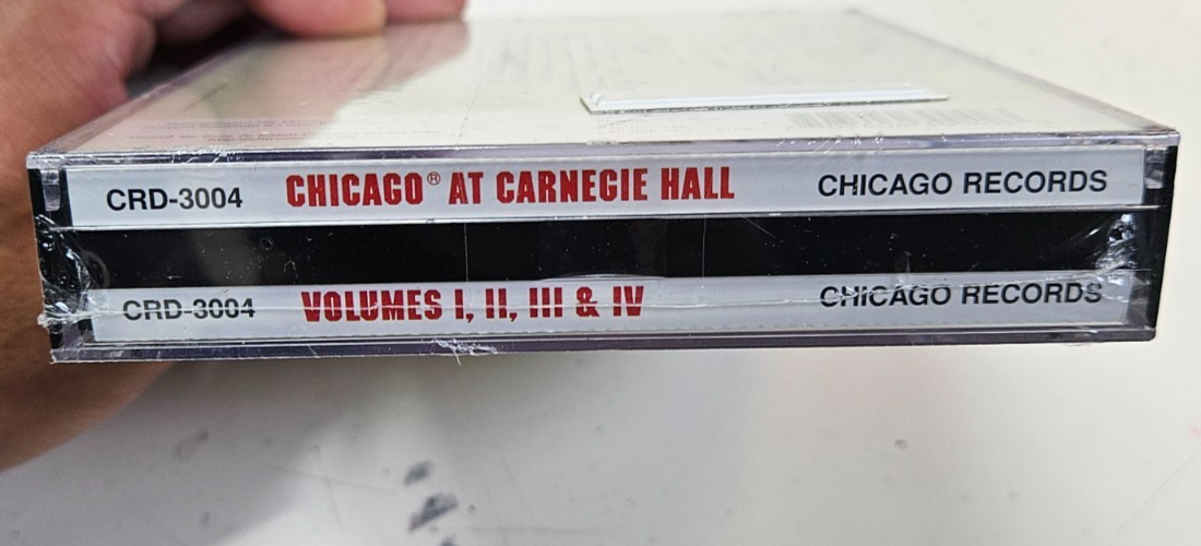CHICAGO AT CARNEGIE HALL VOL.1,2,3&4 BRAND NEW FACTORY SEALED X3 CDS MINT3