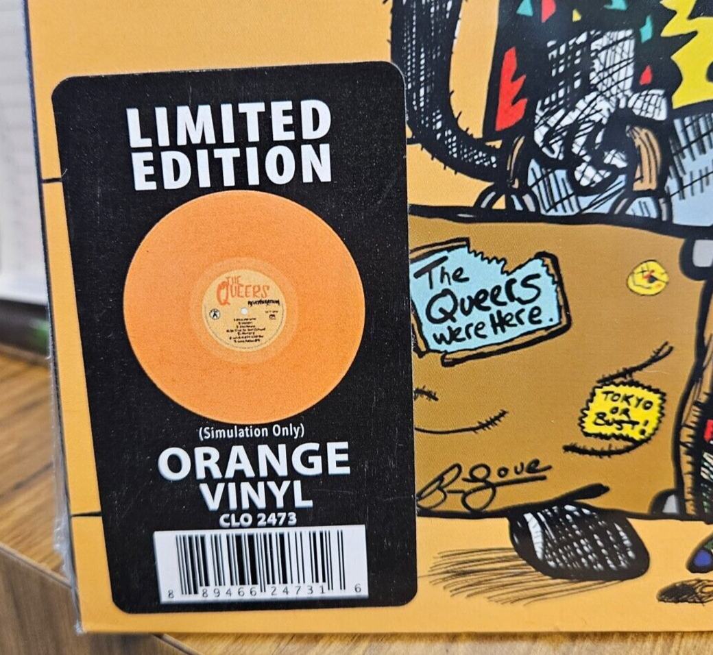 The Queers "Reverberation" (Orange Vinyl Record, 2021) New Still Sealed2