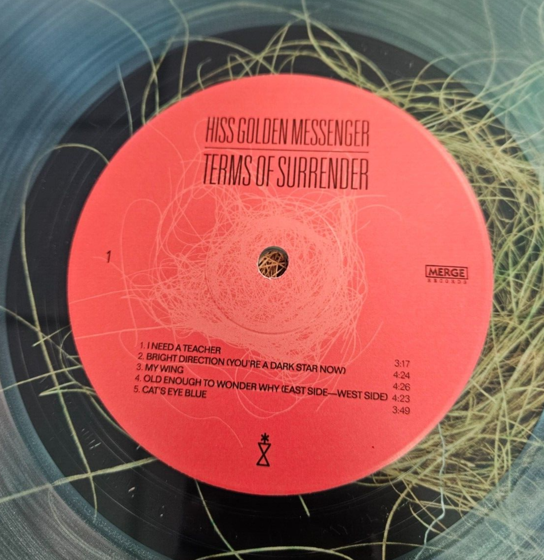 Terms Of Surrender by Hiss Golden Messenger (Record, 2019) Media VG+ Cover VG7
