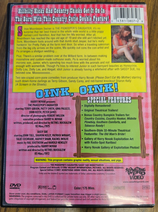 The Pigkeepers Daughter/Sassy Sue DVD 2001 Special Edition Something Weird Video1