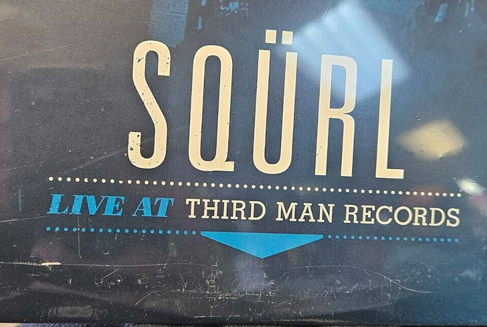 SQURL "Live At Third Man Records" Brand New Sealed LP2