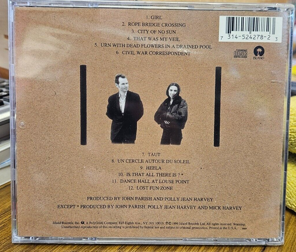 John Parish & Polly Jean Harvey "Dance Hall At Louse Point" Brand New Sealed CD1