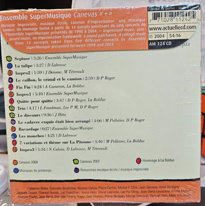 ESEMBLE SUPERMUSIQUE "CANEVAS" Brand New Factory Sealed CD1