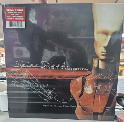 SPINESHANK "THE HEIGHT OF CALLOUSNESS" NEW SEALED LP LTD 1500 RED CLOUD COPIES0