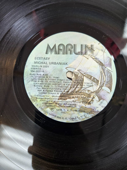 Michal Urbaniak "Ecstasy" 1978 Marlin Release VG+ Cover VG Used LP9