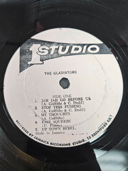 THE GLADIATORS "PRESENTING STUDIO ONE" 1978 JAMAICAN LABEL USED LP VG+ VG8