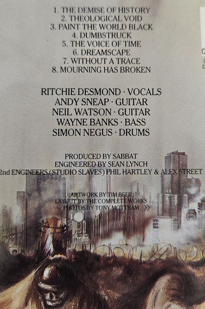 SABBAT "Mourning Has Broken" Rare 1991 Noise BMG Release Used Cd VG+New Case2