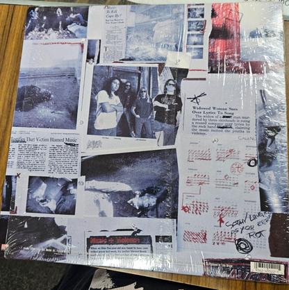 SLAYER Divine Intervention RED Translusent Vinyl VG+ Used LP 1994 W/ Lyric Sheet1
