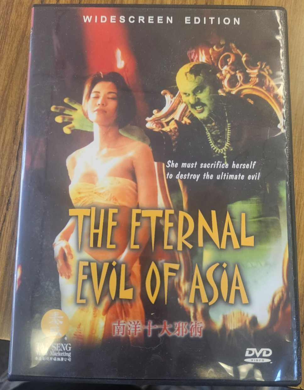 The Eternal Evil Of Asia A 1995 Tai Seng Release Not Rated Used VG+ DVD0