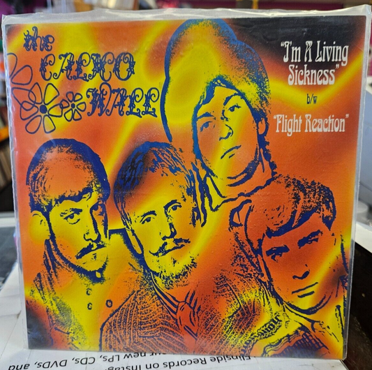 Calico Wall "I'm A Living Sickness" Bside Flight Reaction" New 7' Record Mint0