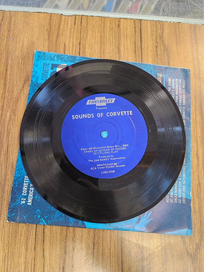 SOUNDS OF CORVETTE 1961 USED 7" BY CHEVROLET  AMERICA'S SPORTS CAR VG+ VG RECORD2