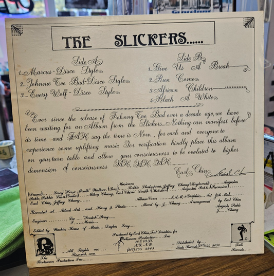 The SLICKERS "Break Through" Vinyl VG+ Cover VG RARE Used LP 1979 Tad Records1
