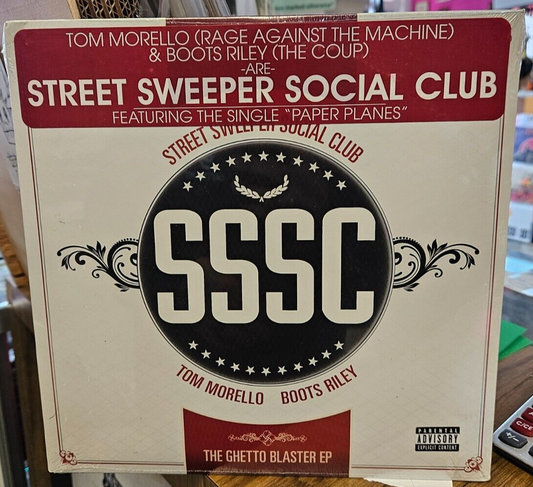 STREET SWEEPER SOCIAL CLUB "The Ghetto Blaster EP" New Sealed 10" Record RED0