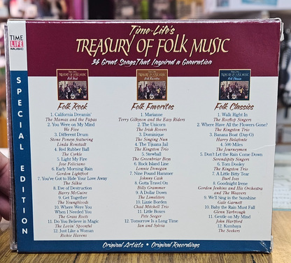 TIME LIFE'S Tresury Of Folk Music 3 CD SET BRAND NEW FACTORY SEALED 1