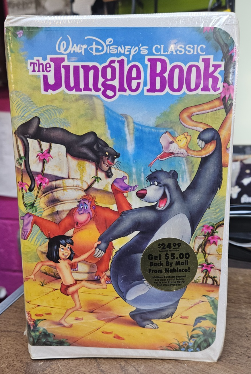 The Jungle Book Black Diamond 1992 Release. Brand New Factory Sealed VHS Tape0