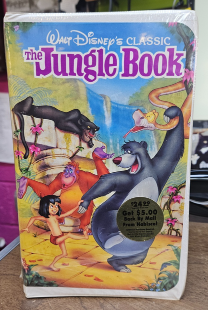 The Jungle Book Black Diamond 1992 Release. Brand New Factory Sealed VHS Tape0