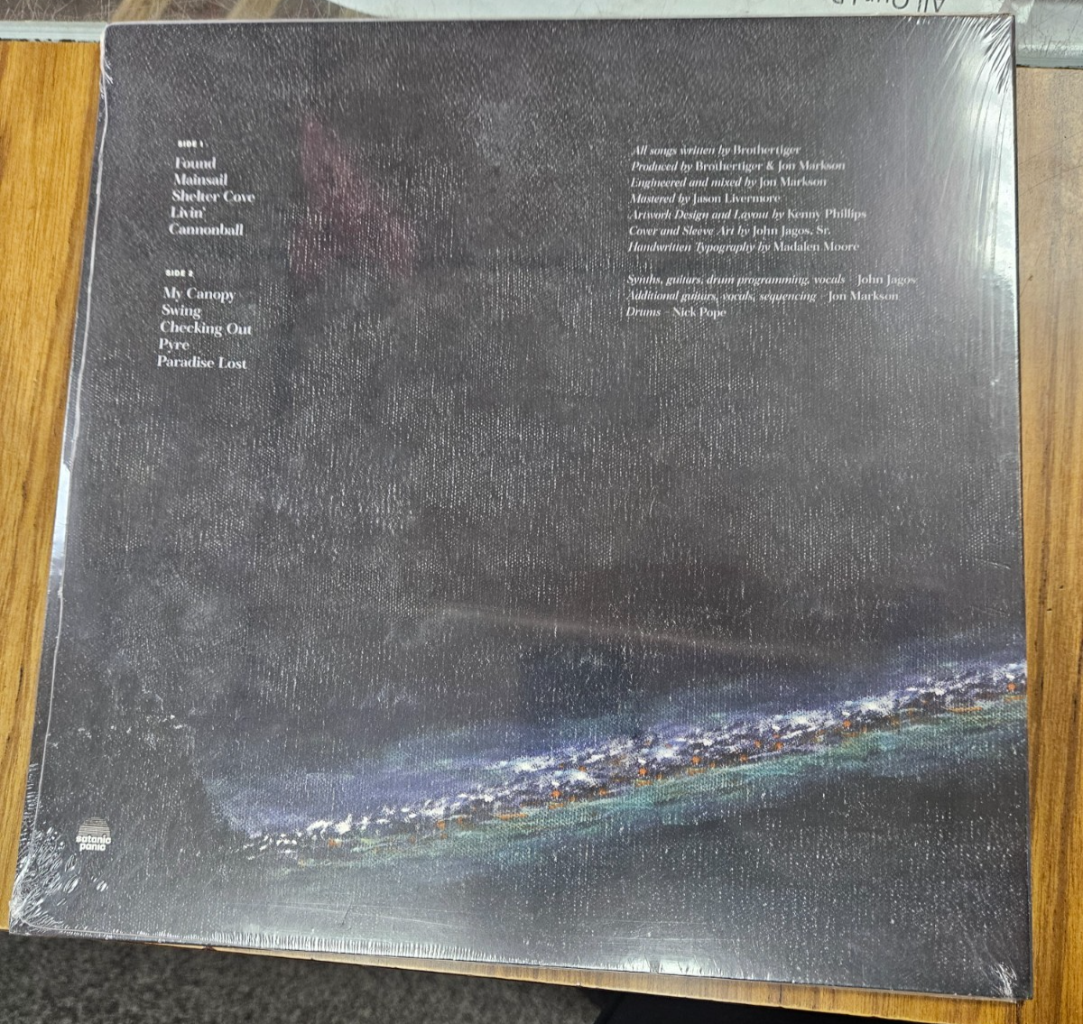 BROTHERTIGER "PARADISE LOST" RARE OUT OF PRINT BRAND NEW FACTORY SEALED LP MINT1