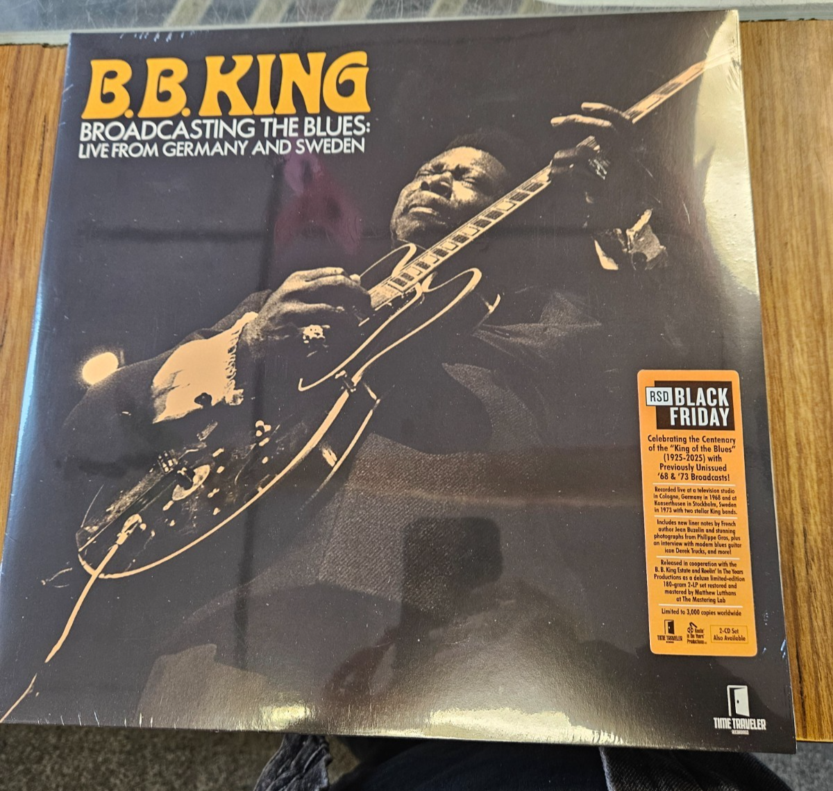 B.B. KING  BLUeS LIVE GERMANY SWEDEN 2025 Black Friday RSD New Sealed Double Lp0