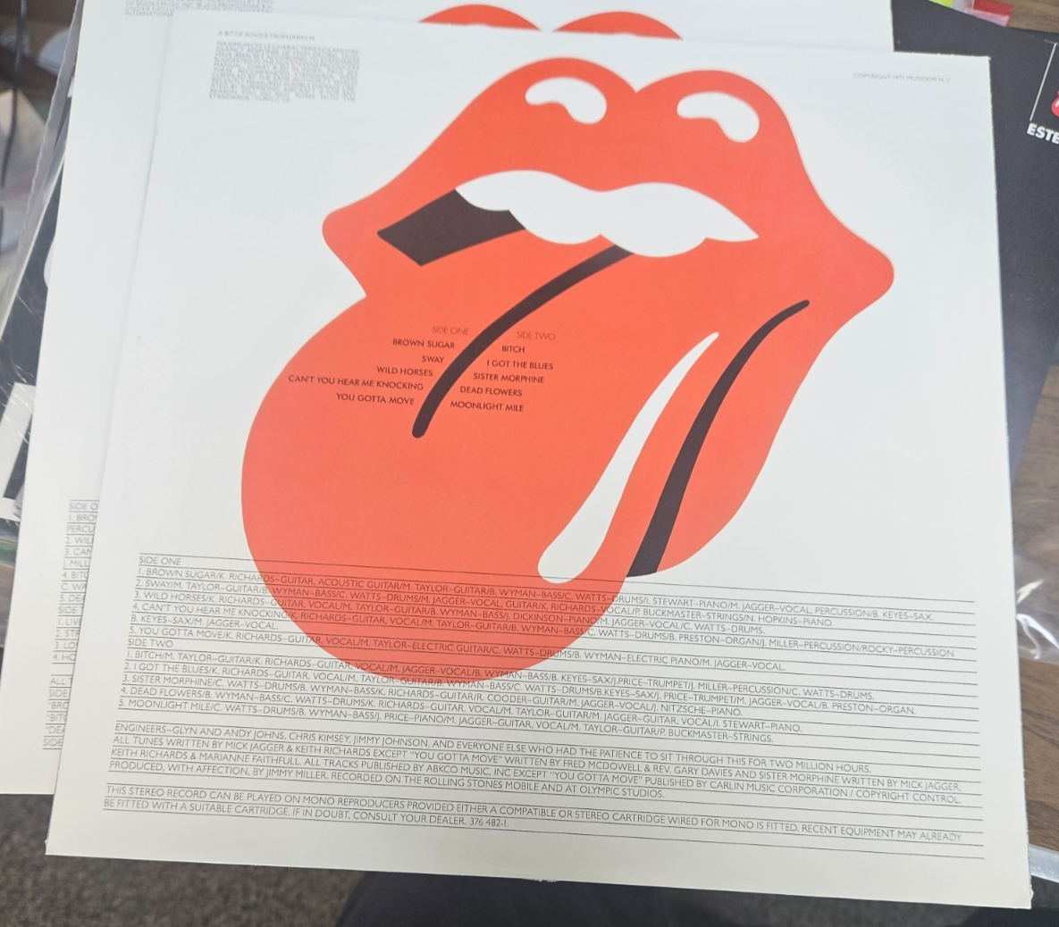 ROLLING STONES "Sticky Fingers" 2LP 2015 Reissue Urban Outfitters NM VG+ Used LP9