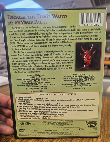 Something Weird Video Asylum Of Satan/Satan's Children Special Edition Used DVD1