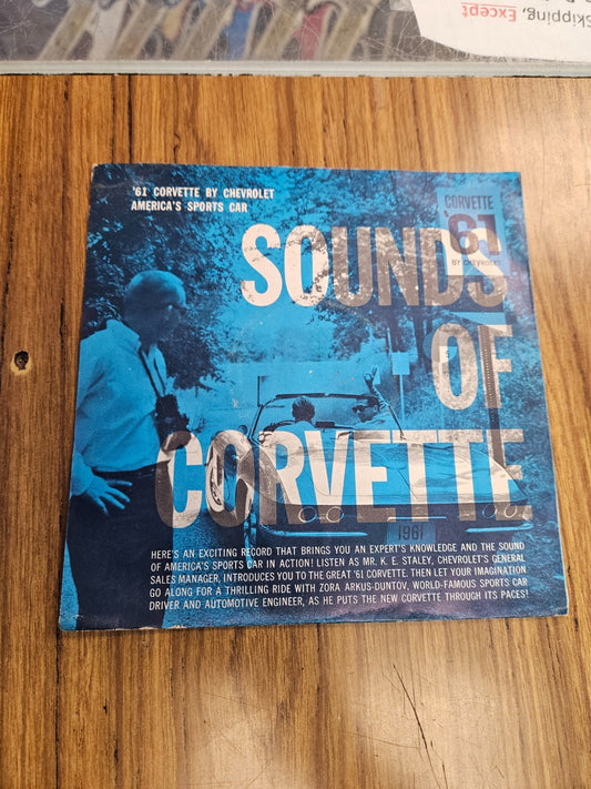 SOUNDS OF CORVETTE 1961 USED 7" BY CHEVROLET  AMERICA'S SPORTS CAR VG+ VG RECORD0
