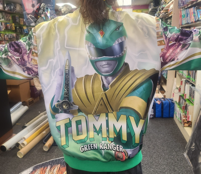 Chalk Line Green Power Ranger Tommy XL Snap Up Pre-owned NO TAGS Jacket0