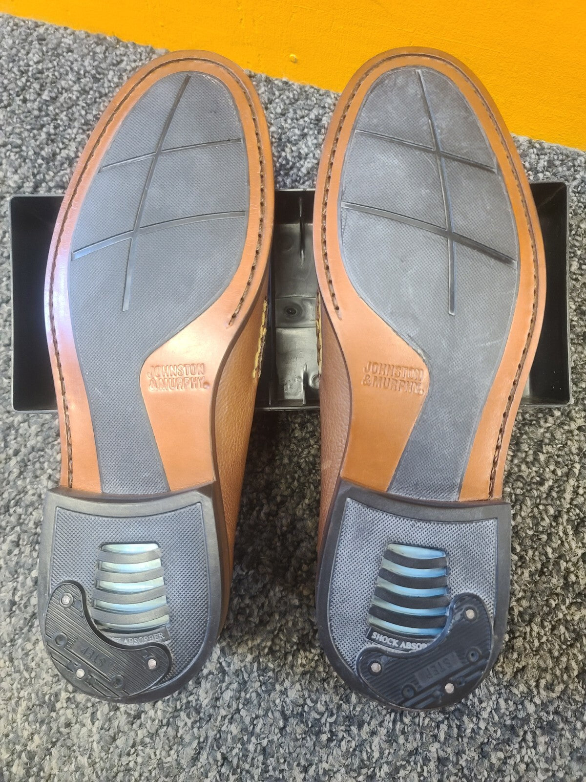 JOHNSTON & MURPHY 9.5 Narrow New Fetzer Penny Leather Loafers W/ Box 20-61411