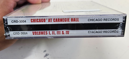 CHICAGO AT CARNEGIE HALL VOL.1,2,3&4 BRAND NEW FACTORY SEALED X3 CDS MINT3