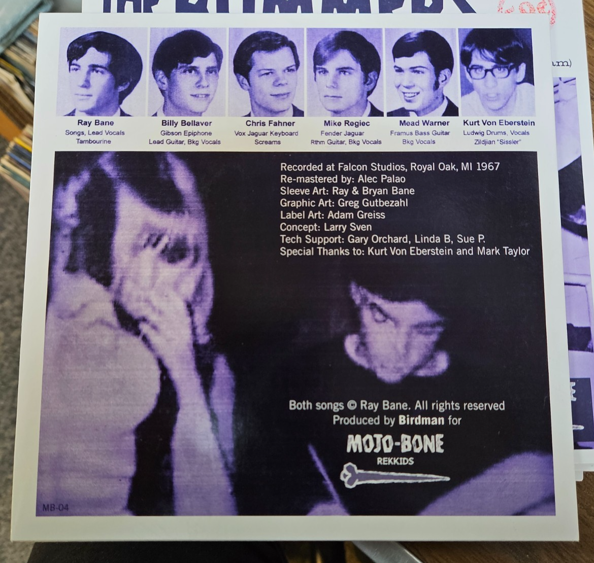THE BUMMERS "I Can't Imagine  L.S.D. New 7" MONO Record Mojo-Bone Records 45 RPM1