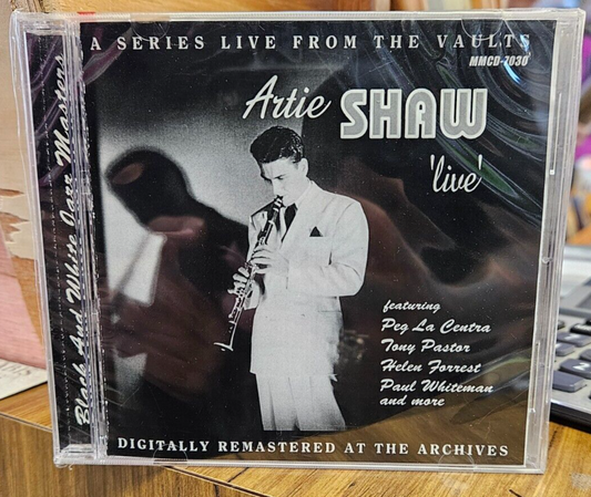 Artie Shaw LIve "Series Live From The Vaults" New Sealed CD0