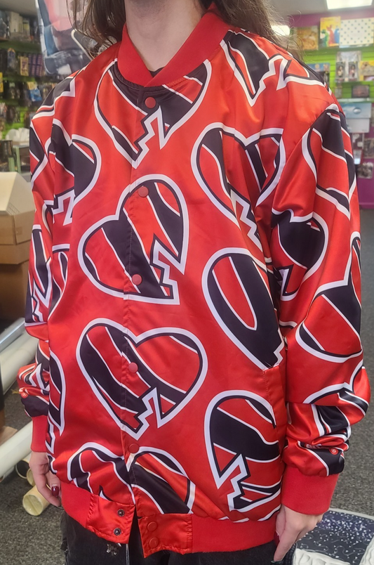 Shawn Michaels RARE WWF Legend Series Chalk Line Jacket New Red Black w/tags XL0