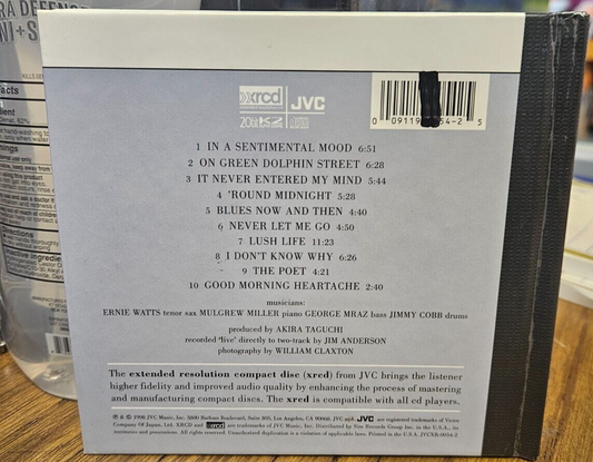ernie watts Classic moods Used CD VG Cover VG1