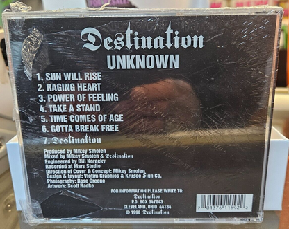 Destination "Unknown" Brand New Factory Sealed CD 1998 Release Ohio Metal1