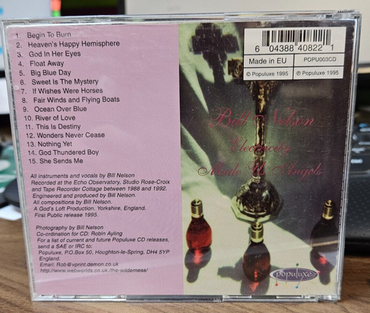 BILL NELSON "Electricty Made Us Angels" Used CD NM NM 1995 Release1