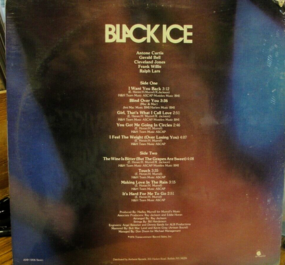 Black Ice Self Titled LP  Factory Sealed Amherst 1977 Soul Funk1