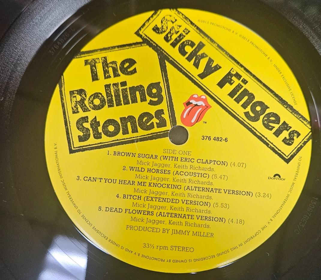 ROLLING STONES "Sticky Fingers" 2LP 2015 Reissue Urban Outfitters NM VG+ Used LP11