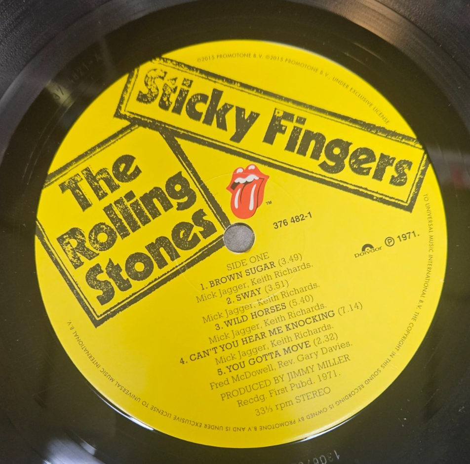 ROLLING STONES "Sticky Fingers" 2LP 2015 Reissue Urban Outfitters NM VG+ Used LP12
