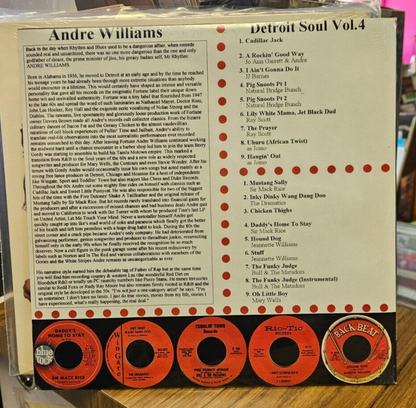 Andre Williams Detroit Soul Vol 4 Brand New Sealed LP1