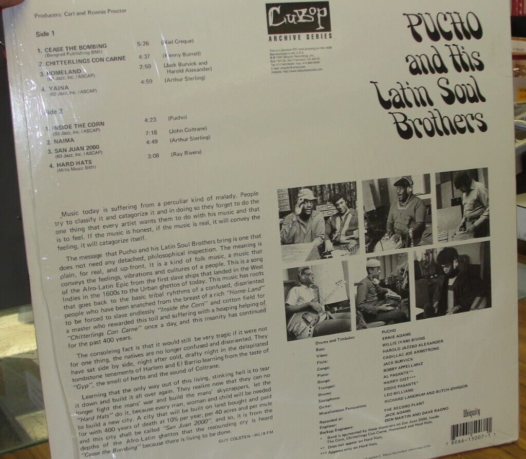 Pucho And His Latin Soul Brothers "Yaina"1