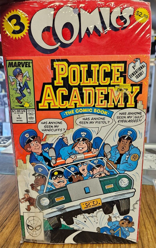 Police Academy Comics - 1, 2, 3 Unopened Set0