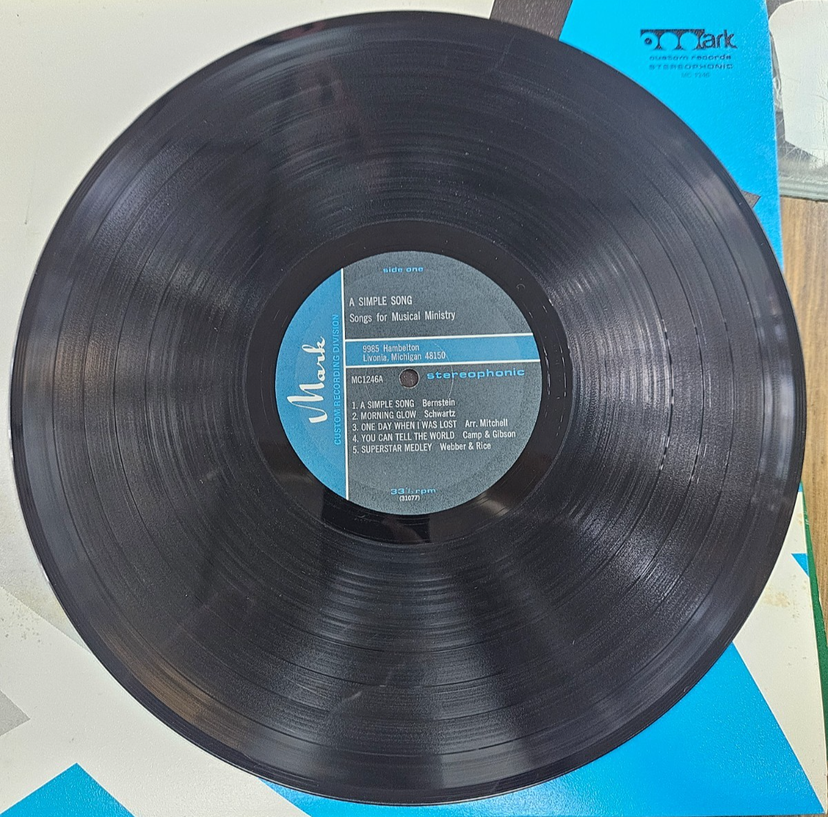 A SIMPLE SONG RICK / RON FRACKER & NEW WINE, LONG LIVE GOD LP COMBO USED VG VG7