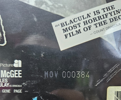 BLACULA SOUNDTRACK M.O.V. SILVER & BLACK MARBLED VINYL NUMBERED COPY SEALED LP4