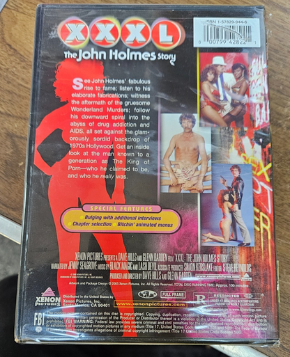 XXXL The John Holmes Story 2005 Brand New Factory Sealed DVD REGION 1 Rated R1