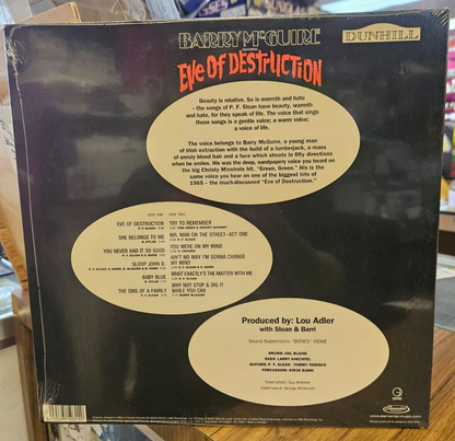 Barry McGuire "Eve Of Destuction" Limited Edition New Sealed LP1