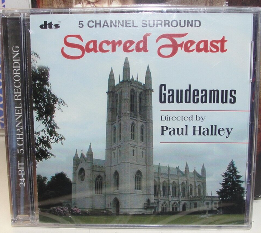 sacred feast "gaudeamus" DTS Brand New Factory Sealed CD0
