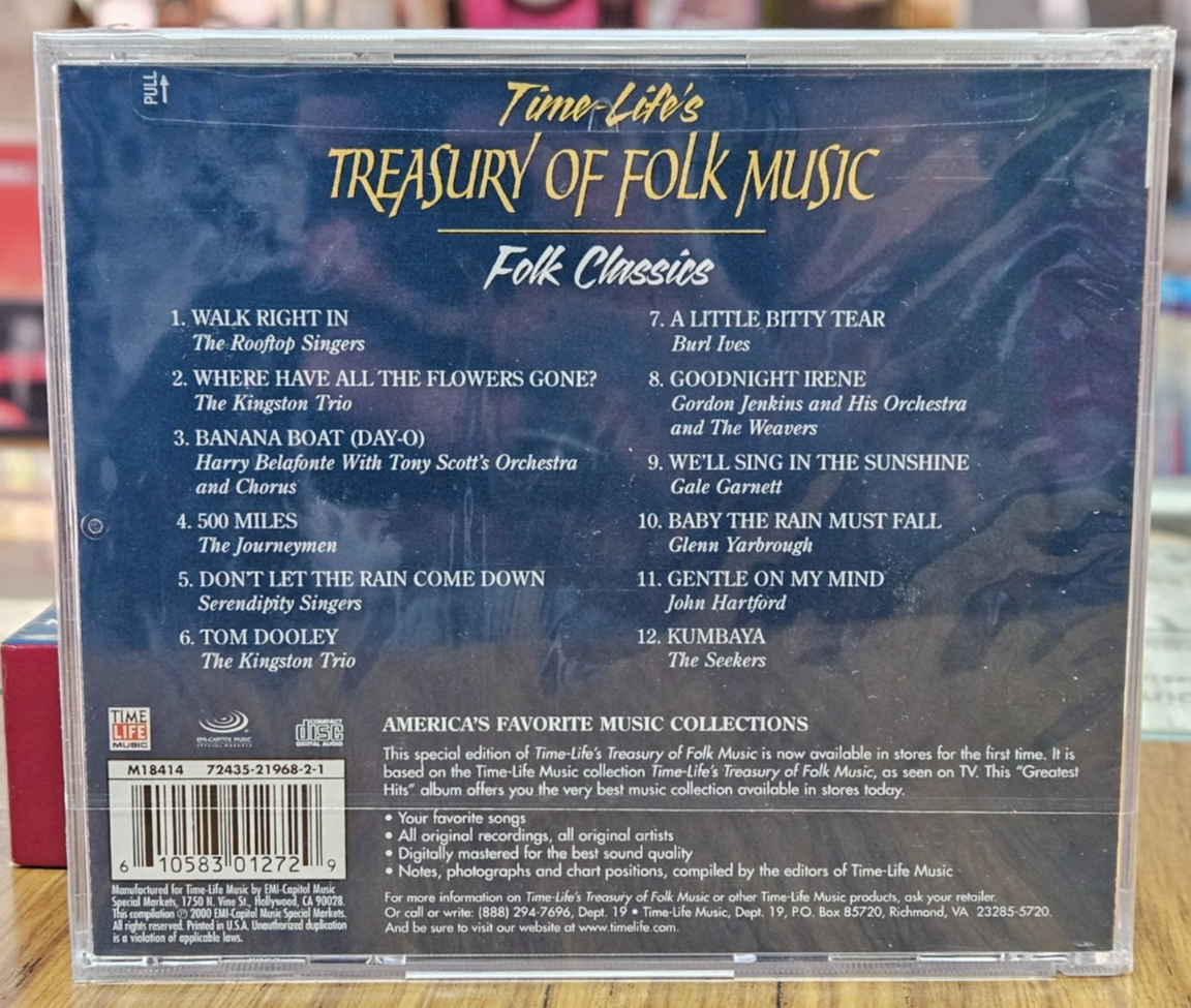 TIME LIFE'S Tresury Of Folk Music 3 CD SET BRAND NEW FACTORY SEALED 8