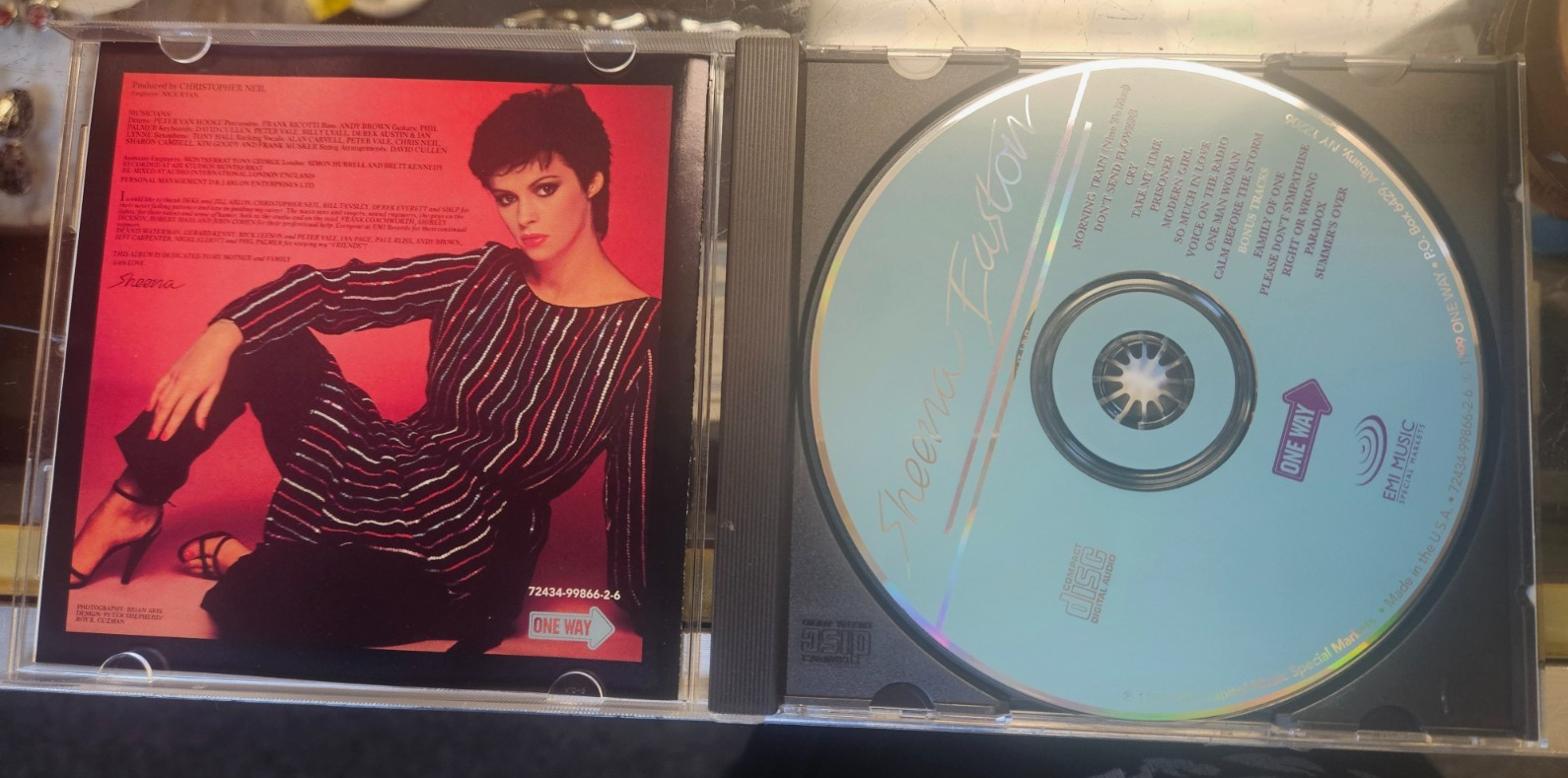 SHEENA EASTON Self Titled Used VG+ CD With Bonus Tracks. 1999 EMI Music2