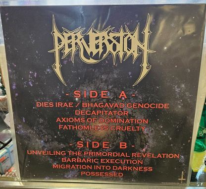 PERVERSION "Die Irae" Limited 200 Oxblood Used NM LP2